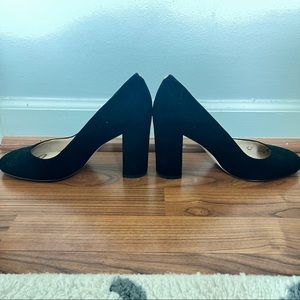 Black velvet Sam Edelman heels